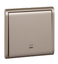 20A 250V 1 G DP SW W NEON ,WG